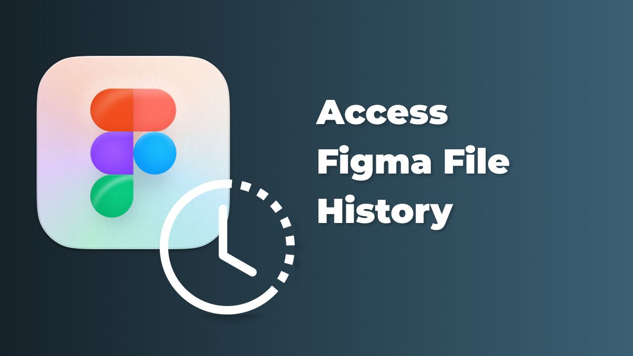 How to access Figma file’s history