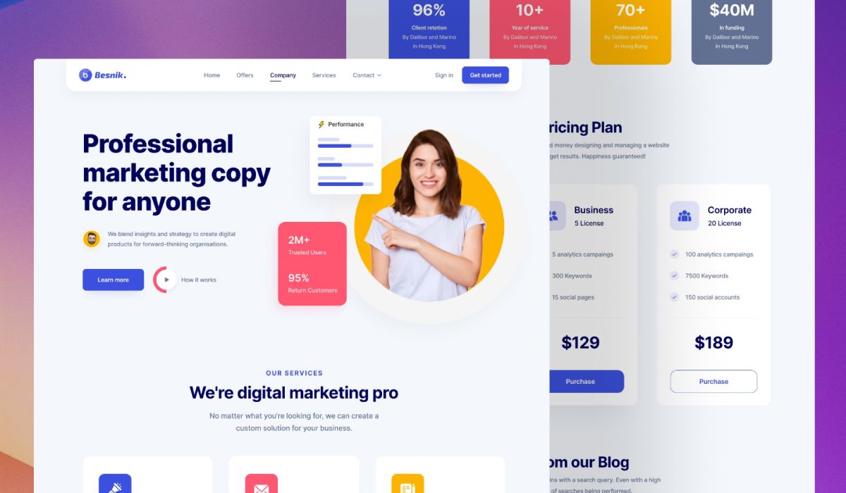 45 Best Figma Landing Page Templates in 2022 (Free)