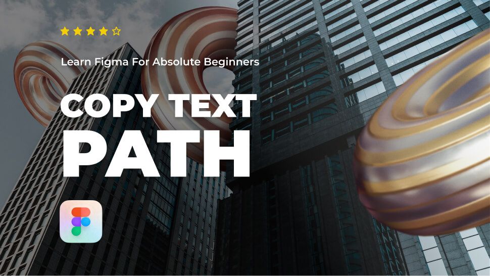 How to copy text path in Figma