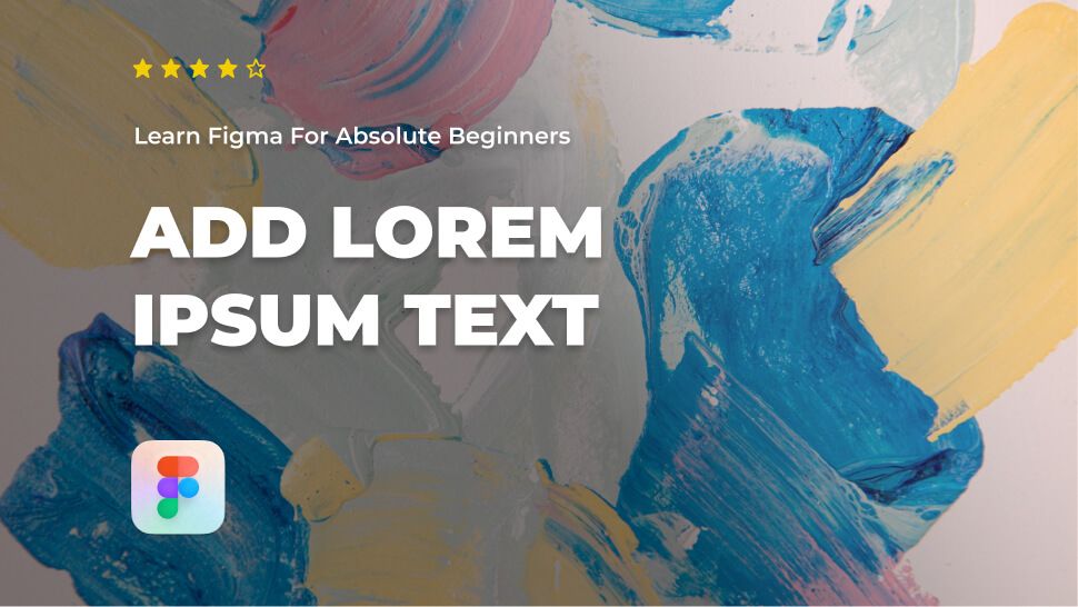 How to add lorem ipsum text in Figma