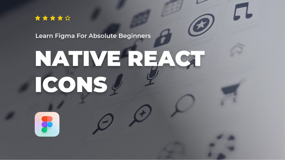 How to use native react icons in Figma