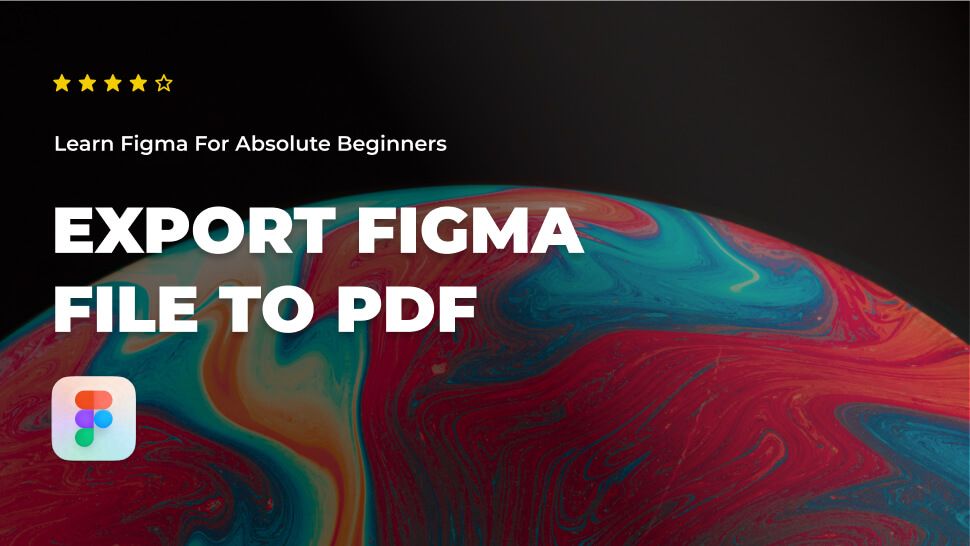 How to export a Figma file to PDF