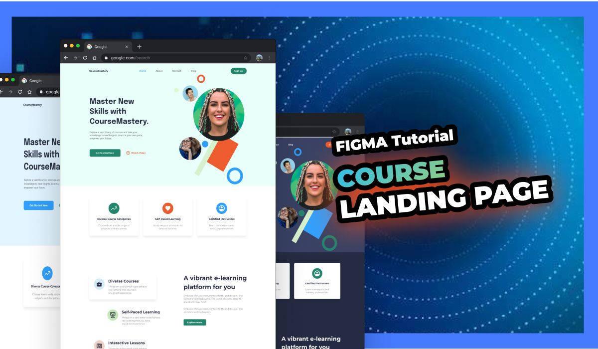 Designing an Engaging Course Landing Page: Figma Tutorial and Tips