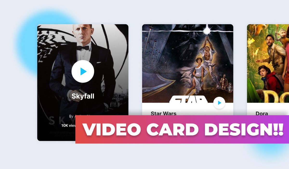 Figma Tutorial: Crafting Interactive Video Card Experiences