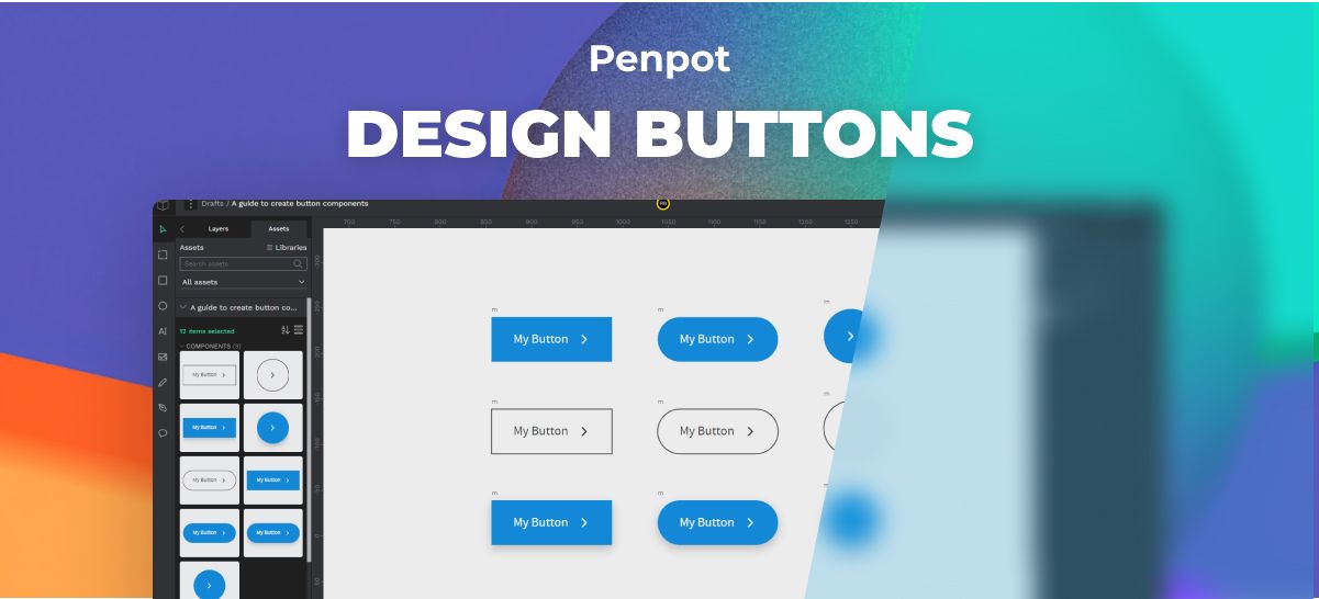 A Beginner’s Guide to design Buttons with Penpot