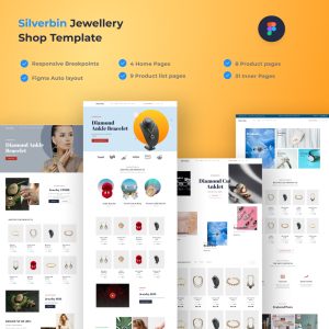 Silverbin - Jewellery Ecommerce Figma Template