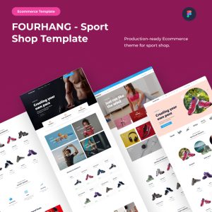 FOURHANG - Sport Ecommerce Figma Template