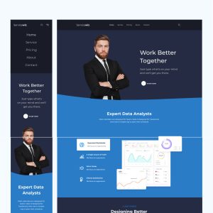 Serviceep - Figma landing page Template