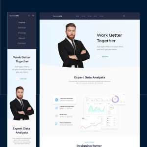 Magic Service - Figma landing page Template