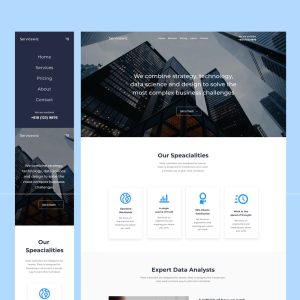 True Service - Figma landing page Template