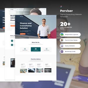 Perviser - Figma Consulting Website Template