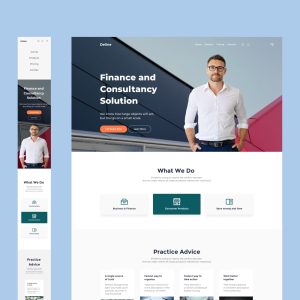 Deline - Figma Consulting Web Design