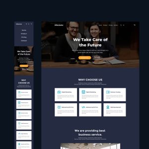 KMarketer - Figma Corporate Dark Template