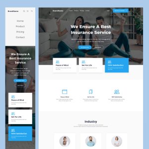 Insurebound - html5 template for insurance agency free download