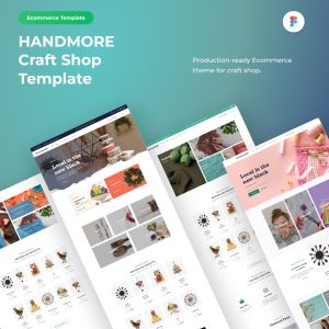 HANDMORE - Craft Ecommerce Figma Template